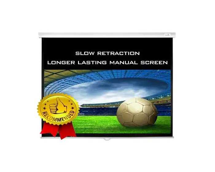 Sapphire Slow Retraction Manual 203x114cm Screen 16:9 92 Copy